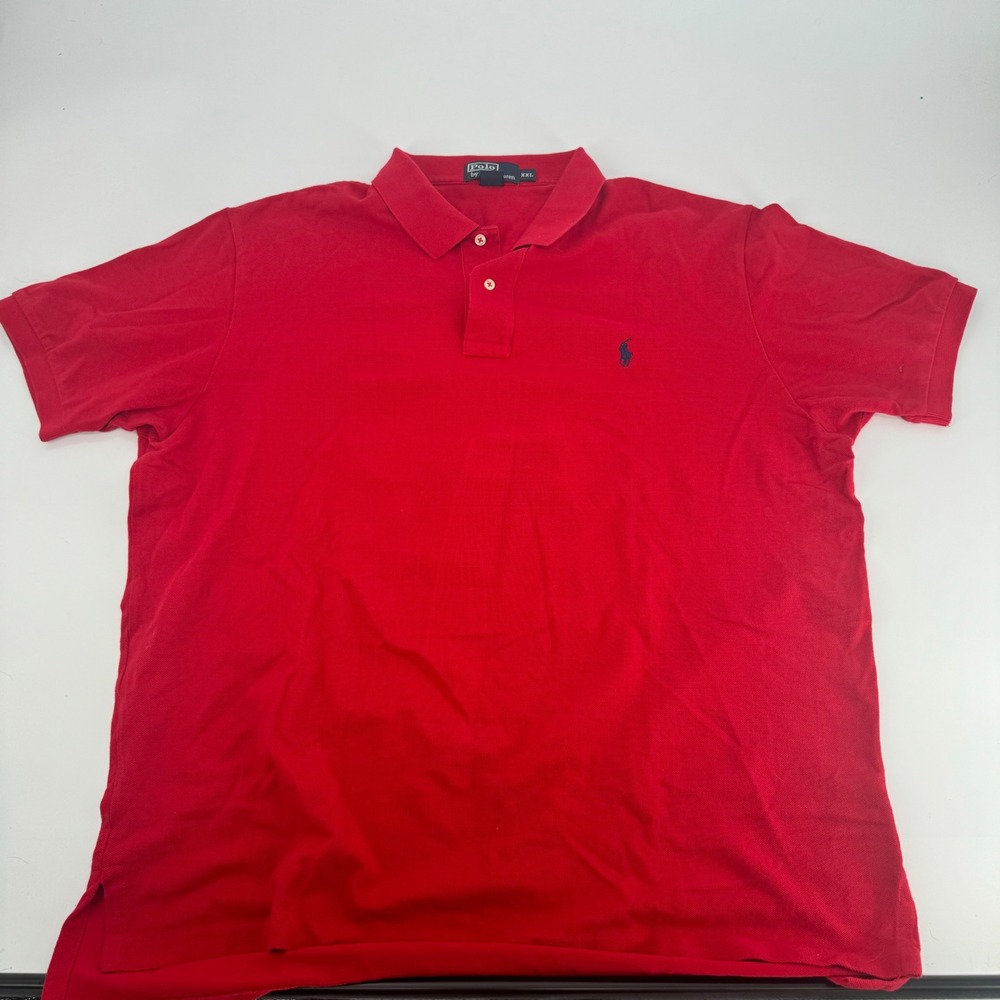Polo by Ralph Lauren Mens XXL Red Classic Fit Polo Shirt